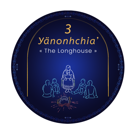 3 - Yänonhchia / The longhouse - Parcours Onhwa Lumina